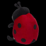 lady bug stuffed plush animal, Custom personalized embroidered birth statistics, adoption gift, flower girl gift, Christmas or Valentine's