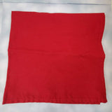 monogrammed personalized red cloth reusable eco friendly napkins, custom embroidered cloth napkins, formal or everyday dining, Christmas