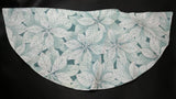 Christmas tree napkins, cloth napkins, Set of 4, blue poinsettia Christmas decor, reusable eco-friendly formal napkin, Christmas gift