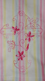 kitchen towel, Cross embroidered tea towel, Easter kitchen decor, Easter gift, Easter kitchen towel, stocking stuffer, Christmas gift