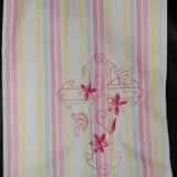 kitchen towel, Cross embroidered tea towel, Easter kitchen decor, Easter gift, Easter kitchen towel, stocking stuffer, Christmas gift