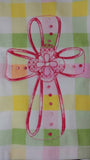 kitchen towels, tea towels, Easter kitchen decor, Cross embroidered tea towel, spring kitchen towel, Christmas gift, stocking stuffer