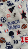personalized sports throw blanket, football blanket, soccer blanket, baseball blanket, sports mom, Christmas gift, stadium blanket, birthday