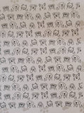 Personalized dog throw blanket, custom monogrammed black and white throw blanket, birthday gift, Christmas gift, gifts for him or her