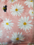 bee and daisy personalized custom monogrammed throw blanket, birthday gift, Christmas gift, bee gift, gifts for her, Valentine's day gift