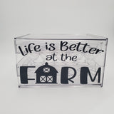 Reusable egg carton with funny sayings, plastic egg carton, 40 count egg holder, fresh egg holder, Christmas gift, kitchen organizer