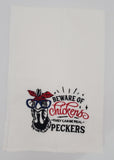 Hen chicken Tea towel embroidered, hen kitchen towel, housewarming, Mother's Day gift, birthday gift, Christmas gift, stocking stuffer