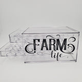 Reusable egg carton with funny sayings, plastic egg carton, 40 count egg holder, fresh egg holder, Christmas gift, kitchen organizer