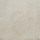 embroidered cloth napkin, eco friendly reusable off white embroidered cloth napkins, set of 4, formal or everyday napkin, wedding napkin