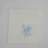 Variety set of eco friendly reusable embroidered formal cloth napkins, set of 8 total, Christmas tree, sunflower, pumpkin, snowflake, fall