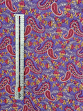 purple and raspberry paisley cotton fabric, Giselle classically home by Marianne Elizabeth 2011 RJR Fabrics, quality quilters cotton fabric