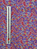 purple and raspberry paisley cotton fabric, Giselle classically home by Marianne Elizabeth 2011 RJR Fabrics, quality quilters cotton fabric