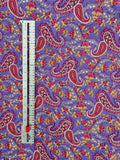 purple and raspberry paisley cotton fabric, Giselle classically home by Marianne Elizabeth 2011 RJR Fabrics, quality quilters cotton fabric