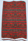 red and teal cotton fabric, Faberge by Jinny Beyer 2009 RJR fabrics, quality quilters cotton fabric, striped fabric