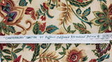 floral scroll quality quilters cotton fabric, Canterbury S#K7184 by Hoffman California International, screen print, sold by the yard