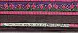 pink, brown, and green floral quality quilters cotton fabric, Jinny Beyer for MR RJR fashion fabrics, striped with pink and purple flowers