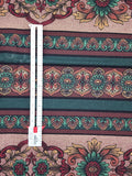 brown, green, maroon, and yellow striped floral scroll quality quilters cotton fabric, Golden Harvest by Jinny Beyer RJR fashion fabrics