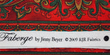red and teal cotton fabric, Faberge by Jinny Beyer 2009 RJR fabrics, quality quilters cotton fabric, striped fabric