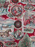 Nutcracker Christmas fabric, Yuletide by Jinny Beyer for RJR Fashion Fabrics, quality quilters cotton fabric, sold by the yard