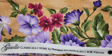 purple and raspberry floral cotton fabric, Giselle Classically Home by Marianne Elizabeth 2011 RJR fabrics, quality quilters cotton fabric