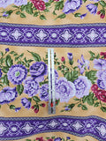 purple and raspberry floral cotton fabric, Giselle Classically Home by Marianne Elizabeth 2011 RJR fabrics, quality quilters cotton fabric