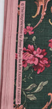 green and pink floral basket scroll quality cotton quilters fabric, The Way We Were by Jinny Beyer for RJR Fashion Fabrics, sold by the yard