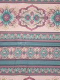 brown, green, maroon, and yellow striped floral scroll quality quilters cotton fabric, Golden Harvest by Jinny Beyer RJR fashion fabrics