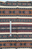 rust, green, maroon, and blue striped floral scroll quilters cotton fabric, Jinny Beyer quiltprints by VIP fabrics Cranston Print Works