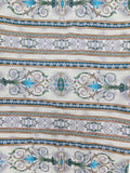 purple and blue cotton fabric, Hermitage by Jinny Beyer 2009 RJR fabrics, quality quilters cotton fabric, striped and scroll fabric