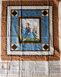 boys flying a kite fabric panel, Cover Story by Thimbleberries 2008 RJR fabrics, wall hanging, quilt starter