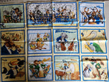 animals playing musical instruments fabric panel, wall hanging, quilt starter