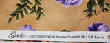 purple and raspberry floral cotton fabric, Giselle Classically Home by Marianne Elizabeth 2011 RJR fabrics, quality quilters cotton fabric