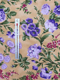 purple and raspberry floral cotton fabric, Giselle Classically Home by Marianne Elizabeth 2011 RJR fabrics, quality quilters cotton fabric