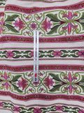 pink and green cotton fabric, Bordering on Brilliance II by Jinny Beyer 2012 RJR fabrics, quality quilters cotton fabric, striped fabric