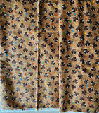 Popcorn the bear fabric, Bright Star characters ltd 2012 for Quilting Treasures, brown hearts quality quilters cotton fabric