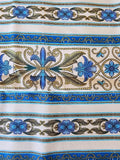 blue cotton fabric, Sophia by Jinny Beyer 2010 RJR fabrics, quality quilters cotton fabric, striped fabric