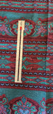 red and green striped floral scroll quality quilters cotton fabric, Tapestry by Jinny Beyer RJR fashion fabrics, Christmas, sold by the yard