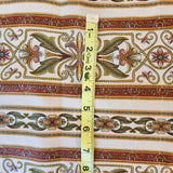 green, tan, burnt orange, and pink cotton fabric, Sophia by Jinny Beyer 2010 RJR fabrics, quality quilters fabric, sold in one yard sections