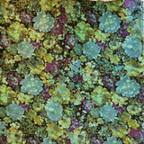 blue, green, and purple floral cotton fabric, Bedfordshire by Jinny Beyer 2014 RJR fabrics, quality quilters cotton fabric, floral fabric