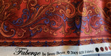 burnt orange and blue cotton fabric, Faberge by Jinny Beyer 2009 RJR fabrics, quality quilters cotton fabric, striped fabric