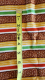 red, brown, and yellow striped quilters cotton fabric, Popcorn the bear fabric, Bright Star characters ltd 2012 for Quilting Treasures