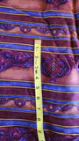 purple, burnt orange, maroon cotton quilters fabric, Coventry by Jinny Beyer 2008 RJR fabrics, striped quality quilters cotton fabric