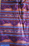 purple, burnt orange, maroon cotton quilters fabric, Coventry by Jinny Beyer 2008 RJR fabrics, striped quality quilters cotton fabric