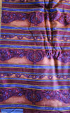 purple, burnt orange, maroon cotton quilters fabric, Coventry by Jinny Beyer 2008 RJR fabrics, striped quality quilters cotton fabric
