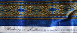 blue and brown cotton fabric, Bordering on Brilliance II by Jinny Beyer 2012 RJR fabrics, quality quilters cotton fabric, striped fabric