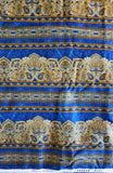 blue and brown cotton fabric, Bordering on Brilliance II by Jinny Beyer 2012 RJR fabrics, quality quilters cotton fabric, striped fabric