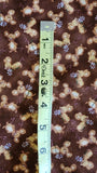 Popcorn the bear fabric, Bright Star characters ltd 2012 for Quilting Treasures, mouse with daisy brown quality quilters cotton fabric
