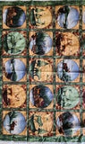 wildlife fabric, Pine Lodge David Carter Brown, quality quilters cotton fabric, bear fabric, deer fabric, moose fabric