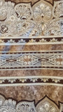 tan and brown cotton fabric, Bordering on Brilliance II by Jinny Beyer 2012 RJR fabrics, quality quilters cotton fabric, striped fabric