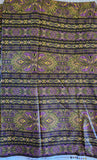 purple and olive green quilters cotton fabric, Bordering on Brilliance II by Jinny Beyer 2012 RJR fabrics, striped fabric, backing fabric